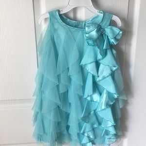 Girls ruffle dress. Size 4
